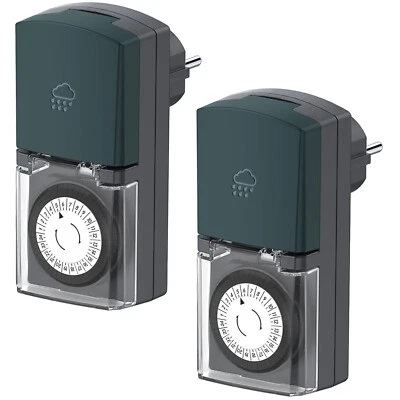 Zeitschaltuhr Außenbereich, 2er Set, , 24-Stunden, digital, - Bild 1 von 4