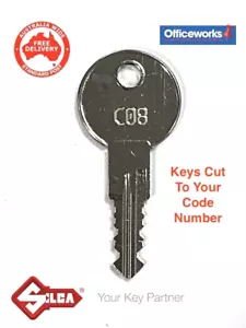 Lost Filing Cabinet Keys? Keys Cut For Excalibre Filing Cabinets & Cupboards - Picture 1 of 6
