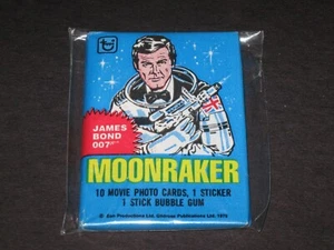 MOONRAKER (James Bond Movie) 1979 Topps (1) Unopened Trading Card Wax Pack - Picture 1 of 1