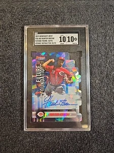 2019 HUNTER GREENE 20/25 RC Auto SGC 10|10 Bowman's Best Atomic FFA-HG ~1stB - Picture 1 of 9
