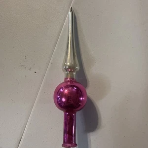 Topper per albero di Natale in vetro soffiato vintage - Foto 1 di 8