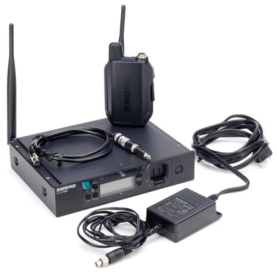 Shure GLXD14R+ Digital Wireless Rackmount Bodypack System w/ WA302 Guitar Cable - Image 1 of 4