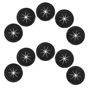 10 piezas ojales de cable de goma de doble cara cubierta de orificio de cable de escritorio oficina en casa - Imagen 1 de 12