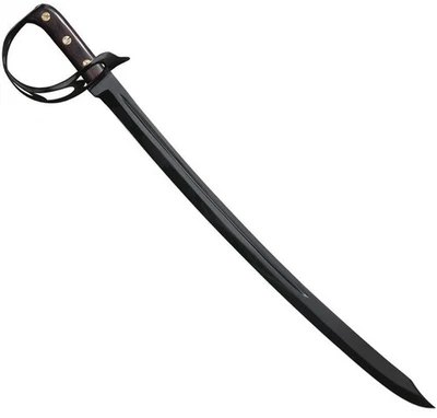 Never Unarmed 1917 Standard Cutlass 25" 1055HC Steel Blade w/Brown Wood Handle - Image 1 of 2