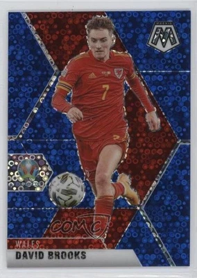2021 Panini Mosaic UEFA Euro 2020 Blue Circles Prizm /99 David Brooks #195 - Image 1 of 2