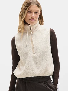 Athleta Women's n the Clouds Vest NWT Small color Bone - Picture 1 of 4