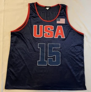 Vintage Carmelo Anthony Jersey USA Basketball #15 XL - Picture 1 of 15