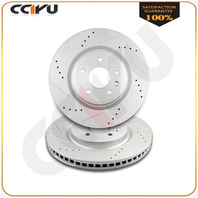 Front 325 mm Brake Rotors Discs For FORD EXPLORER FLEX TAURUS LINCOLN MKS MKT — 第 1/4 张图片
