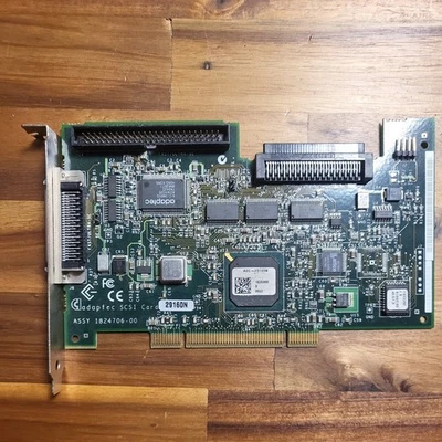 ADAPTEC SCSI CARD 19160/29160N (ASC-19160'00) SCSI CONTROLLER CARD PCI #GK10451 - Bild 1 von 3