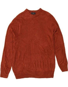 DOCKERS Mens Crew Neck Jumper Sweater Medium Orange Acrylic DB39 - Picture 1 of 4