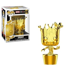 Funko Pop Marvel: Marvel Studios 10 - Figura Coleccionable Groot (Cromo Dorado),... - Imagen 1 de 2