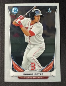 Mookie Betts - 2014 Bowman Chrome 1st - #BCP109 - Rookie - Red Sox /Dodgers - Bild 1 von 2