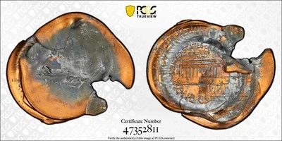 Two 2 coin Bonded Pair Double Multi Struck RARE Error PCGS MS65RD One Of A Kind - Image 1 of 4