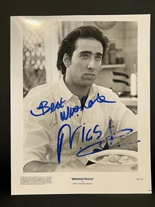 Nicolas Cage (MOONSTRUCK) Signed 8x10 inch Original Autograph - Picture 1 of 2