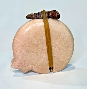 Rosa Quarz Zuni Bär Fetisch - Bild 1 von 4