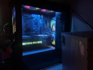 Komputer gamingowy RGB Lenovo czarny RTX 3070 11th i5 11400F 32GB RAM 240fps+ - Zdjęcie 1 z 8