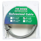 Tie Down 50068 Engineering 50068, Galvanized Cable, Swagged Loop and Thimble,