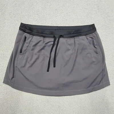 The North Face Skort Womens XL Gray Athletic Pull On Skirt Drawstring Lined - Image 1 of 4