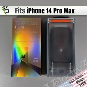 Protector de Pantalla para iPhone 14 Pro Max - Paquete de 1 Cristal de Privacidad con Bandeja | FUNCAT - Imagen 1 de 11