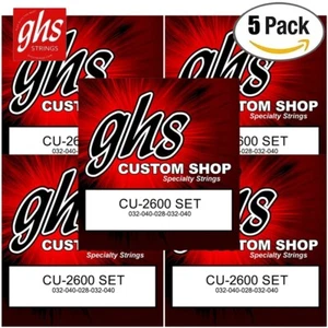 5-PACK GHS CU-2600 Custom Shop Clear Tynex Nylon Regular Tension Vihuela Strings - Picture 1 of 1