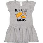 Inktastic But First Tacos Toddler Dress Cinco De Mayo Taco Illustration Holiday