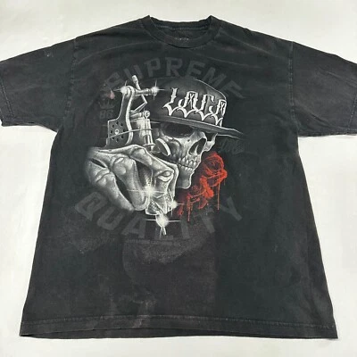 Dyse One Guns Rosas Calavera Tatuaje Desgastada Ropa de Calle Desteñida al Sol Talla XL Foto 1 de 4