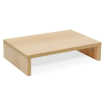 Monitor Stand Riser, Wood Monitor Stand for Desk TV/Screen Computer Stand Maple - Image 1 of 4
