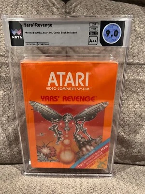 YAR’S REVENGE Atari 2600 WATA Graded 9.0 MINT Seal A++ Brand New Factory Sealed - Image 1 of 4