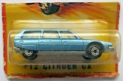 1979 Matchbox Lesney CITROEN CX Superfast Die Cast Car New on a Cut Card England - Image 1 of 4
