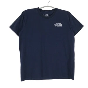 THE NORTH FACE Round Neck Blue Women T-Shirt Size  L - Picture 1 of 5