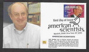 #4227 41c Científico Americano -John Bardeen - Físico Teórico - MPG FDC - Imagen 1 de 2