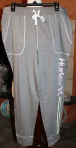 XL NUEVO SIN ETIQUETAS Pantalones de chándal para mujer gris Hurley bebé de felpa francesa - Imagen 1 de 8