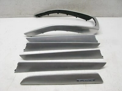09-16 JUEGO DE MOLDURAS INTERIORES DE ALUMINIO PANEL PUERTA SALPICADERO AUDI B8 A4 S4 OEM 041723 Foto 1 de 4