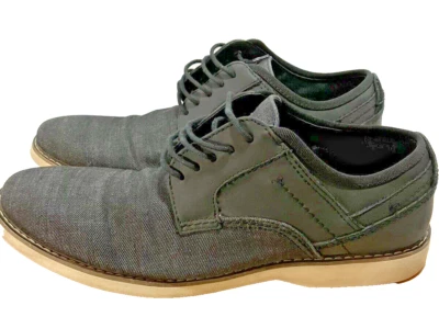 Zapato Deportivo Informal STEVE MADDEN Para Hombres Deene Jaspeado Negro Lona Cuero Talla 9 Foto 1 de 4