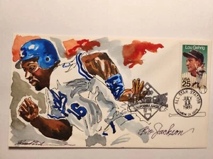 Bo Jackson, Cover, Wild Horse Cachets, Kansas City Monarchs, MLB, H/P, 1989 - Picture 1 of 3