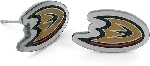 Anaheim Ducks Team Post Earrings Cover