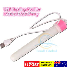 USB Heating Rod Warmer Stimulate Male Masturbation Doll Dildo Vibrator Sex Toys