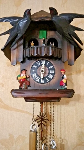 Vintage German  cuckoo clock. 1980s Working condition 2 Cover