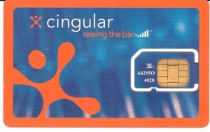 Cingular Sim Card 64K Non Activated Smart Chip FREE SHIPPING! - Photo 1 sur 2
