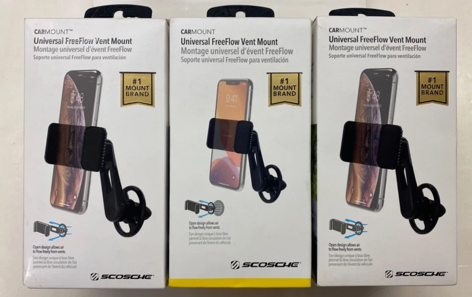 Scosche Vp2m-sp Carmount With Freeflow Ventarm