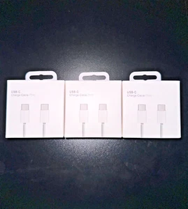 3 PACK USB-C to USB-C 60W 1M Woven Charge Cable For Apple iPhone16/15 pro max - Picture 1 of 4