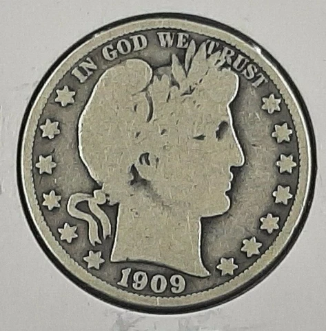 1909 BARBER HALF DOLLAR NICE LOOKING CIRCULATED COIN Cover