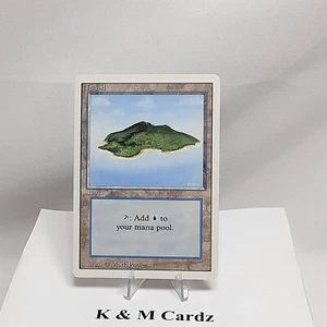 MTG - 3rd Edition - Revised - Island - Common - LP+ NM - Picture 1 of 3