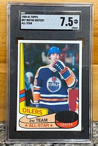1980-81 TOPPS HOCKEY #87 WAYNE GRETZKY ALL-STAR SGC 7.5 NM+ - Picture 1 of 2