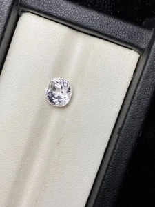 2.55ct Natural White Kunzite – Cushion Cut –Untreated Loose Gemstone for Jewelr - Picture 1 of 6