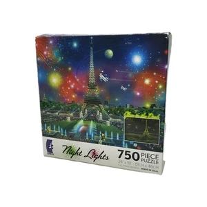 Ceaco Jigsaw Puzzles - 750 Pieces - Night Lights "Eiffel Tower", New! - Picture 1 of 9
