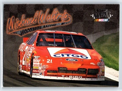 1997 Fleer Ultra Michael Waltrip Wood Brothers Racing #55 - Image 1 of 2