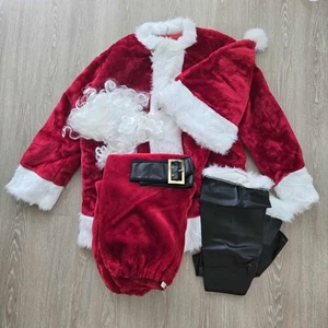 Royal Plush Santa Claus Suit Adult 8pc. Christmas Costume Adult Standard Upto 42 - Picture 1 of 11