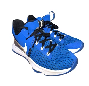 Nike LeBron Witness V5 MENS 7 PRE-OWNED Game Royal CQ9380-400 Blue Sneakers Shoe - Picture 1 of 15