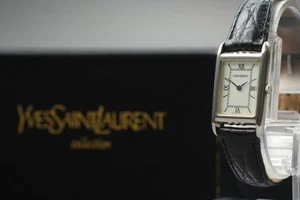 [Near Mint in Box] Yves Saint Laurent 5420-F46878 White Dial Quartz Damenuhr - Bild 1 von 11
